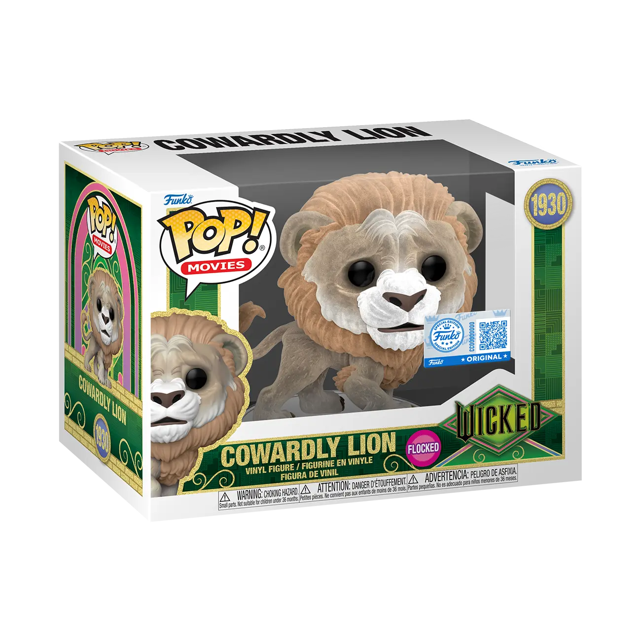 Pop! Cowardly Lion (Flocked) - Image 2