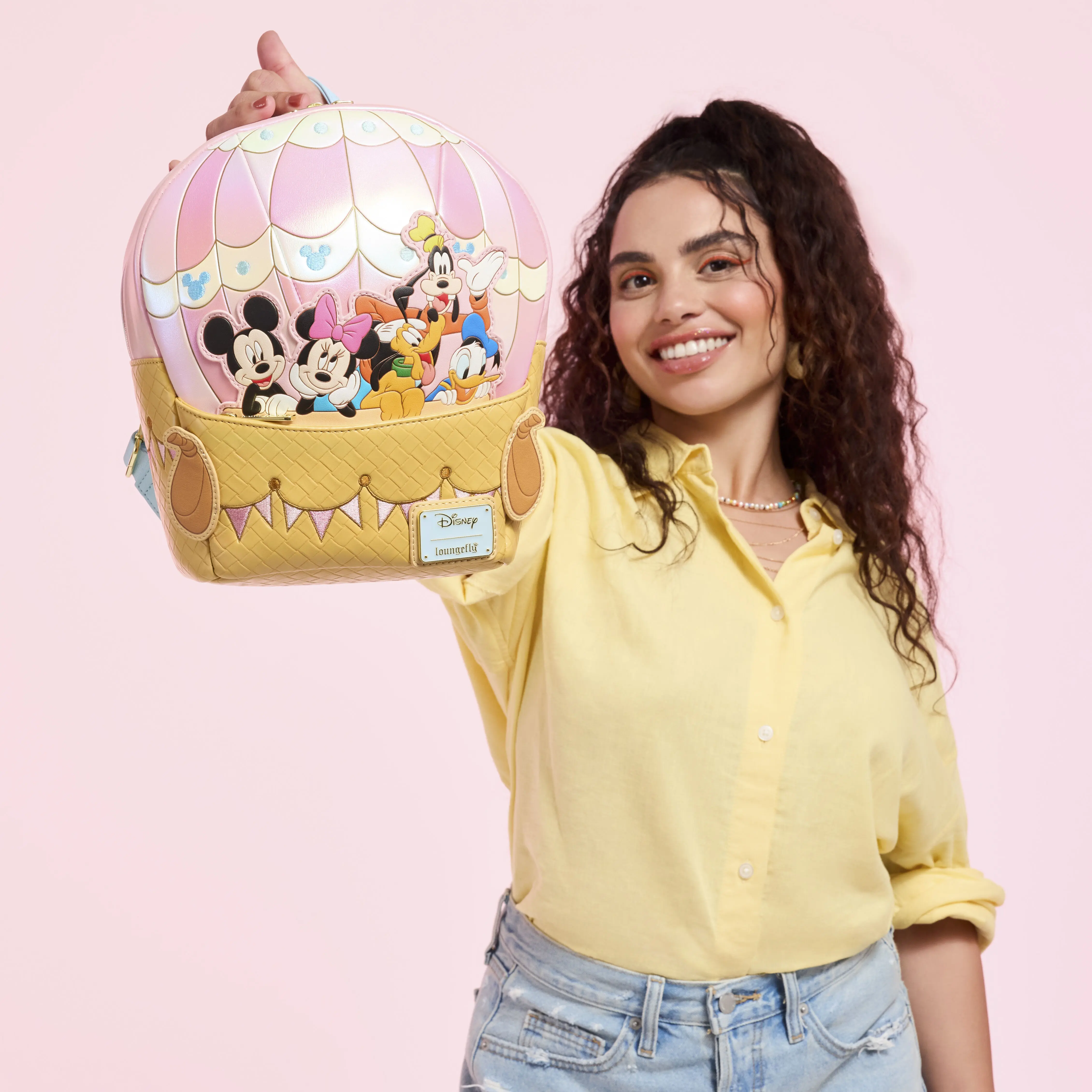 Mickey & Friends Hot Air Balloon Figural Mini Backpack - Image 2