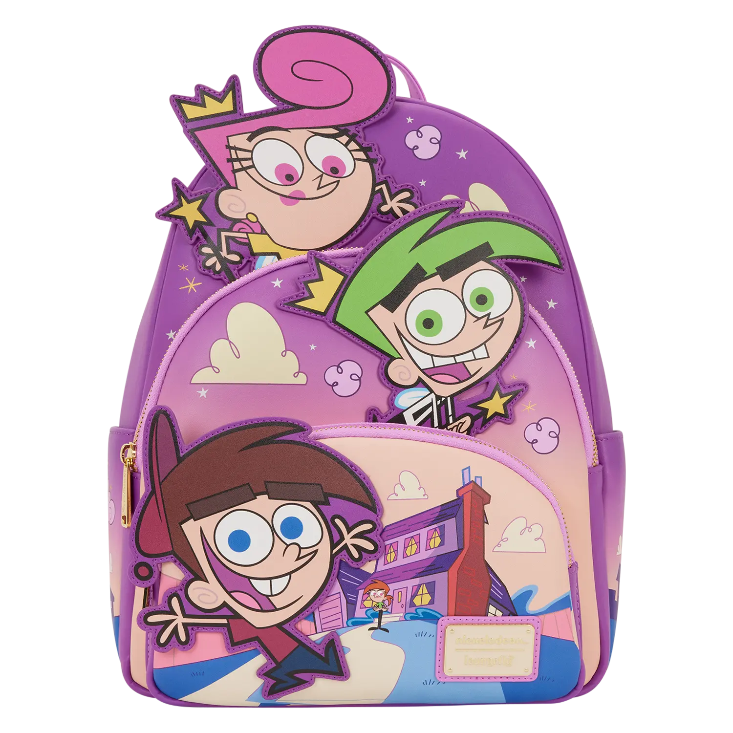 The Fairly OddParents Exclusive Triple Pocket Glow Mini Backpack
