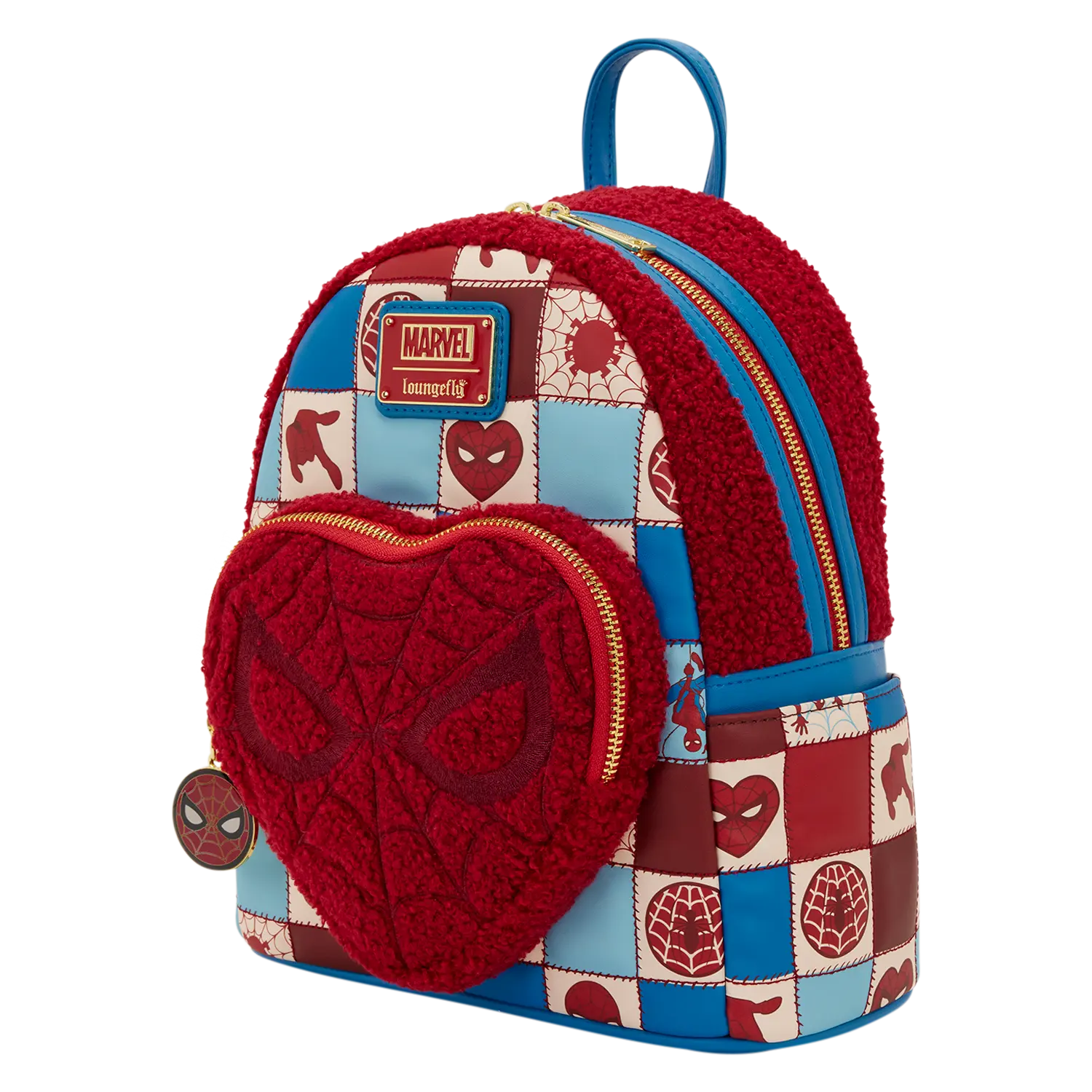 Spider-Man Sherpa Heart Mini Backpack - Image 5