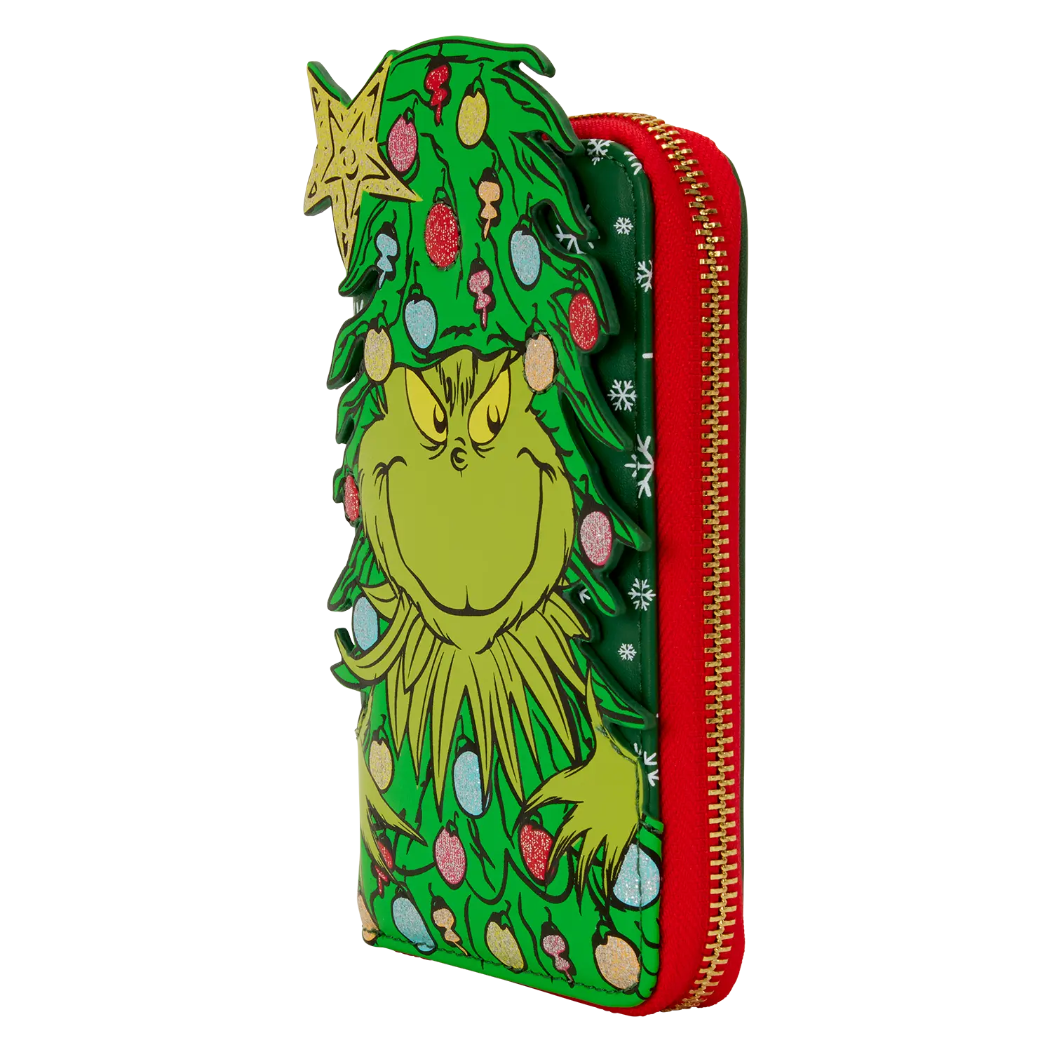 Dr. Seuss How the Grinch Stole Christmas! Tree Zip Around Wallet - Image 4