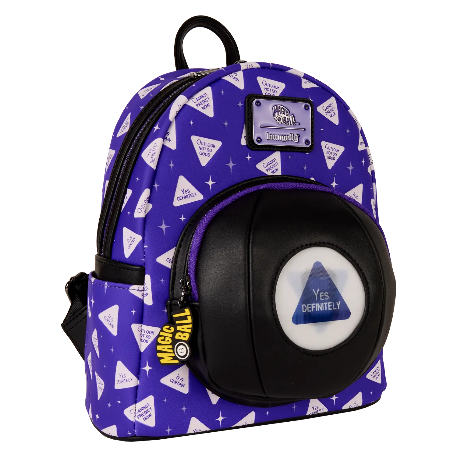 Magic 8 Ball All-Over Print Lenticular Mini Backpack - Image 4