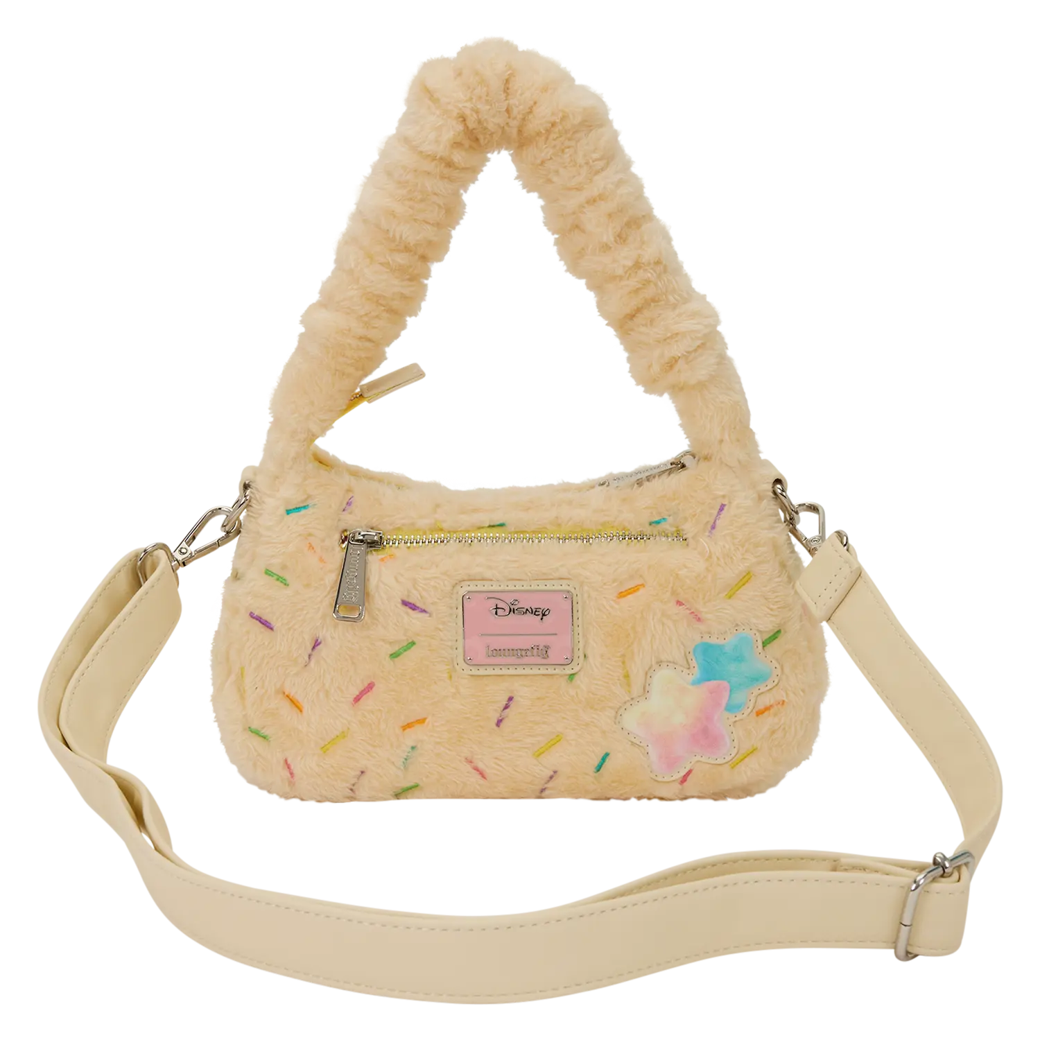 Zootopia 2 Officer Clawhauser Cotton Candy Plush Cosplay Crossbody Bag - Image 5