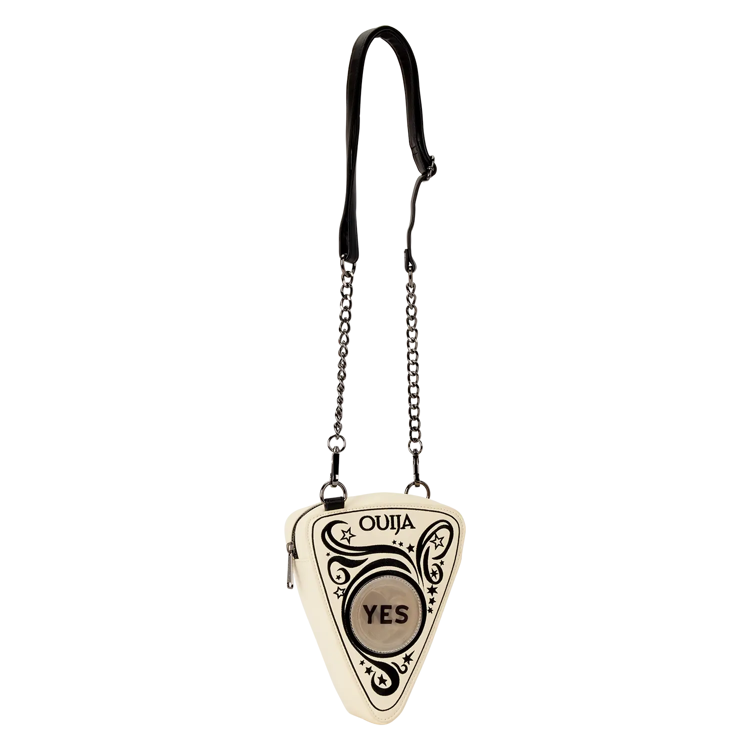 Ouija Planchette Lenticular Glow Figural Crossbody Bag - Image 5