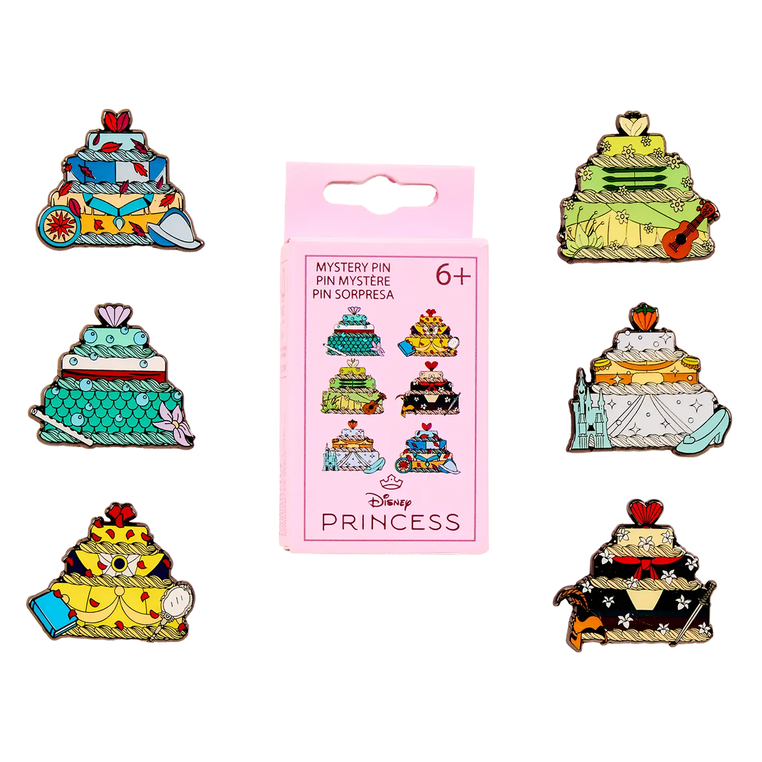 Disney Princess Exclusive Couple Cakes Mystery Box Pin