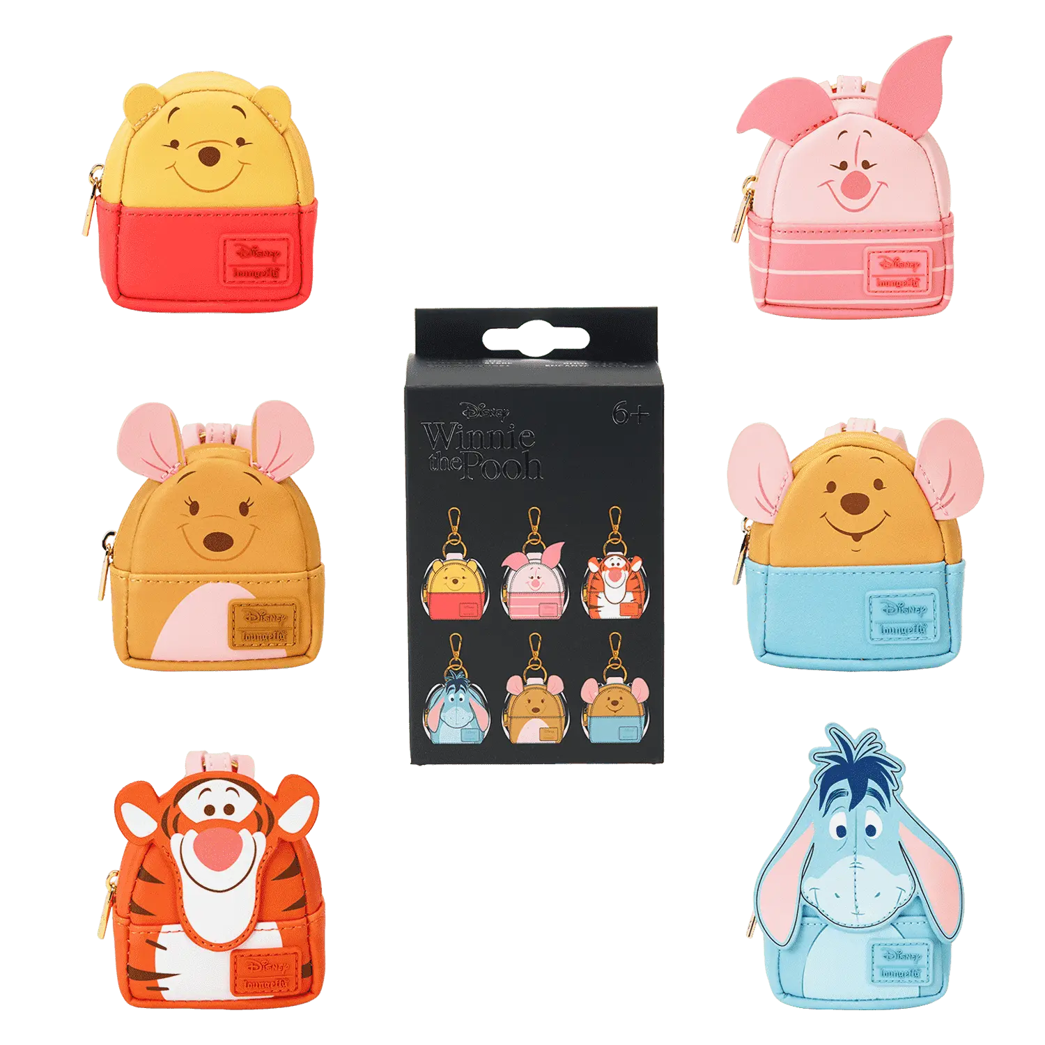 Winnie The Pooh & Friends Cosplay Mystery Mini Backpack Keychain Charm